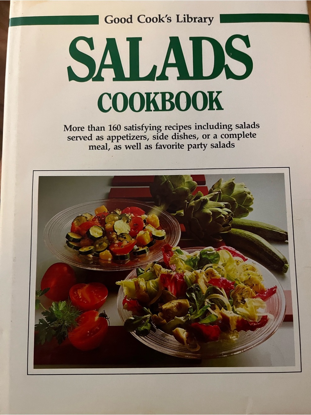 Salads Cookbook - Good Cook’s Library Salads Cookbook White/Cream Cover
